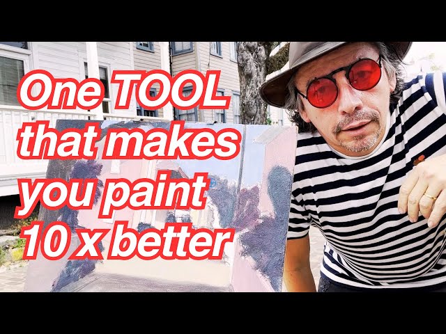 Struggling when painting outdoors? This Tool Will TRANSFORM Your Paintings!