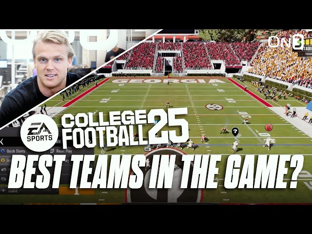 BEST Rated Teams In EA Sports College Football 25! | CFB 25 Projected Team Power Rankings
