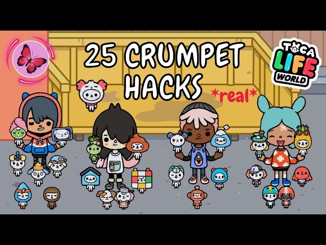25 Crumpet Hacks | Toca Crumpets in 2022 | Toca Boca Free Hacks | Toca Life World TOCA GIRLZ