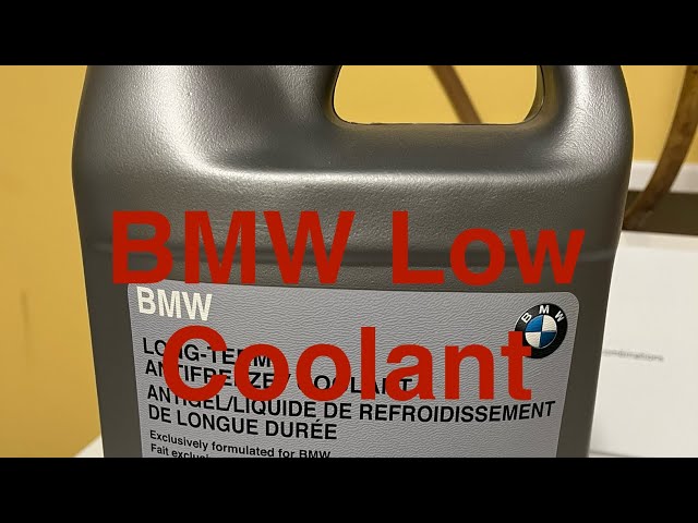 BMW Low coolant level WARNING. How to add coolant to BMW. BMW X3 2017