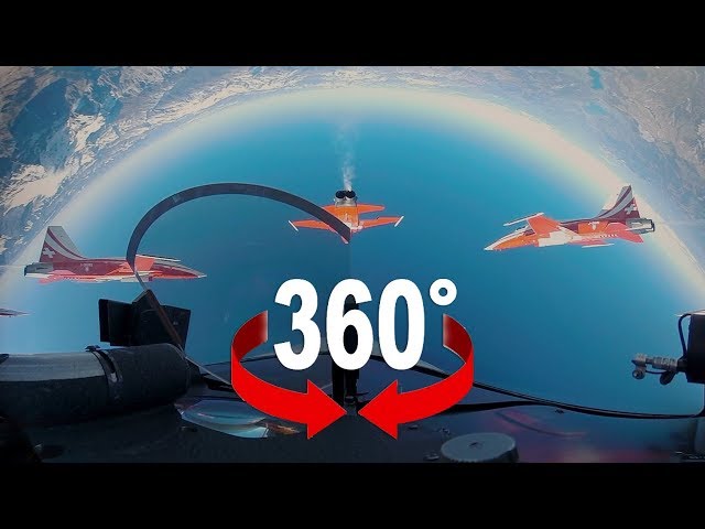Axalp Swiss Air Force live fire event I 360 Video