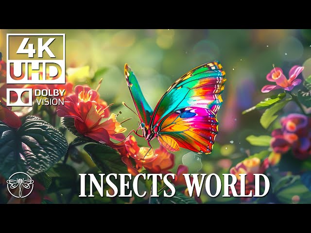 Wonderful Colors of BUTTERFLY🌿🦋 4K Nature Relaxation Film & Relaxing Music • 4K Video UHD #3
