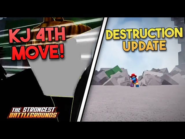 NEW Kj 4th MOVE + DESTRUCTION UPDATE LEAK | The Strongest Battlegrounds