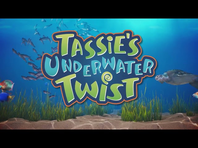 Tassie’s Underwater Twist at SeaWorld Orlando Aquatica POV inside attraction.