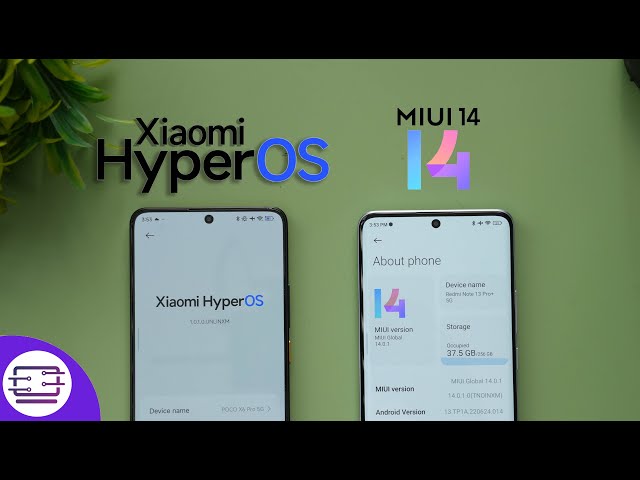 Xiaomi HyperOS vs MIUI 14 - UI and Features, What's Different?