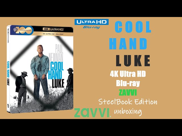 Paul Newman´s COOL HAND LUKE (1967) 4K Ultra HD + Blu-ray ZAVVI SteelBook Edition unboxing