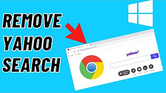 How to remove. Yahoo search ingine