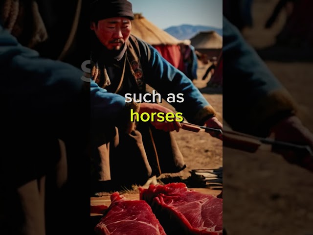The Mongols diet part #1 #historyfacts #mongolempire #khan