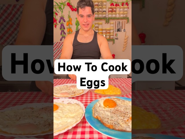 How To Cook Eggs Like Gordon Ramsay! 🥚 #shorts #eggs #kitchen #cooking