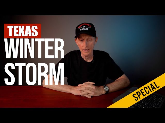 Surviving The Texas Winter Storm in 2021 | Cruiseman's Moto Vlogs | CruisemansGarage.com