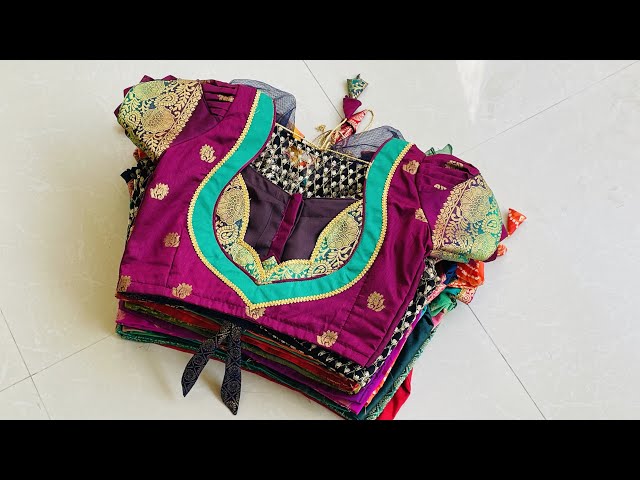 my designer blouse collection || latest blouse designs