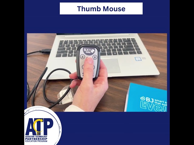 Short Demonstration Videos: Thumb Mouse