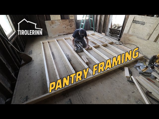 Pantry Layout and Framing & more Framing - Victorian Home Renovation [TirolerInn]
