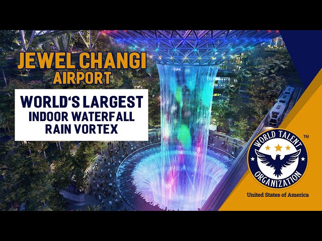 Jewel Changi Airport: World Largest Indoor Waterfall Rain Vortex