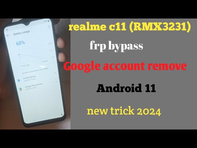 realme c11 2021 (RMX3231)  frp bypass ! Google account remove ! Android 11 new tricks 2024
