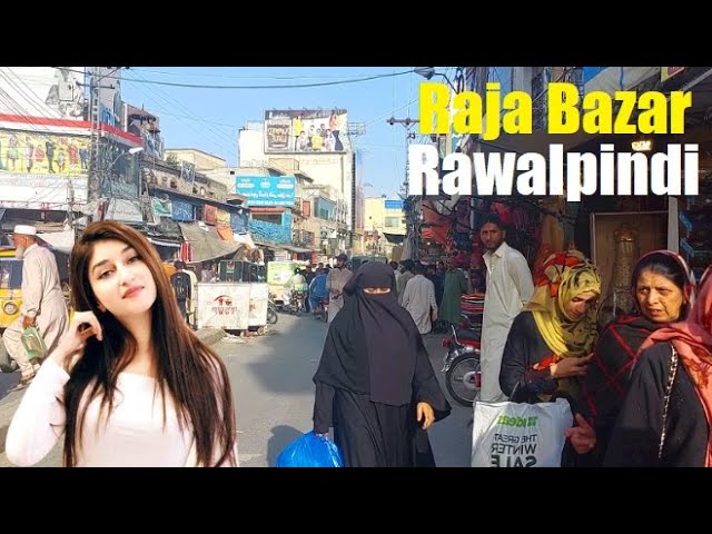 Raja Bazar Rawalpindi Pakistan , Walking Tour 2023