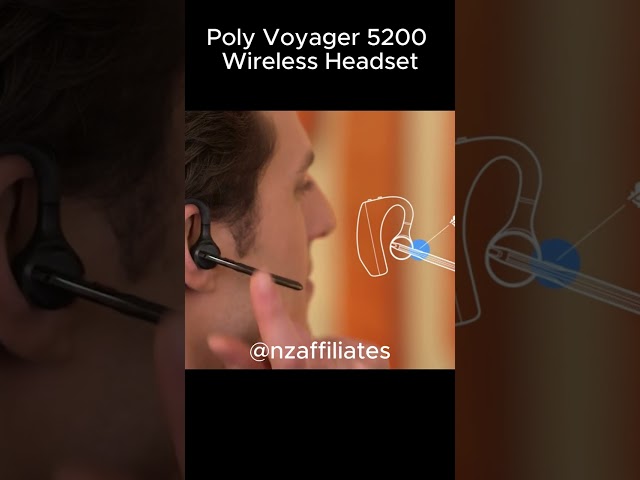 Poly Voyager 5200 Wireless Headset #shorts #nzaffiliates #tiktokmademebuyit #noisecanceling