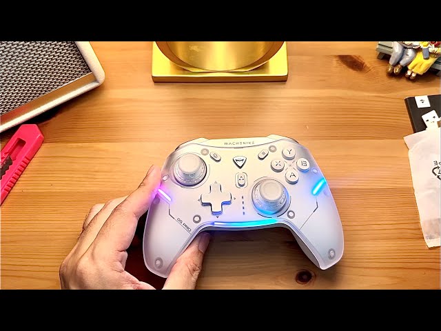Machenike G5 pro Game controller console wireless unboxing ASMr.Anson