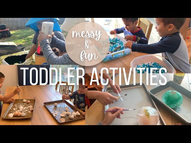 5 Messy, Fun, & Cheap Toddler Activities