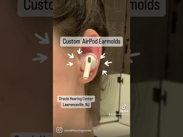 AirPods not staying in your ears? Custom AirPod earmolds are the solution!
