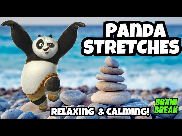PANDA STRETCHES 2 | CALMING STRETCH ACTIVITY FOR KIDS | YOGA EXERCISE FOR KIDS