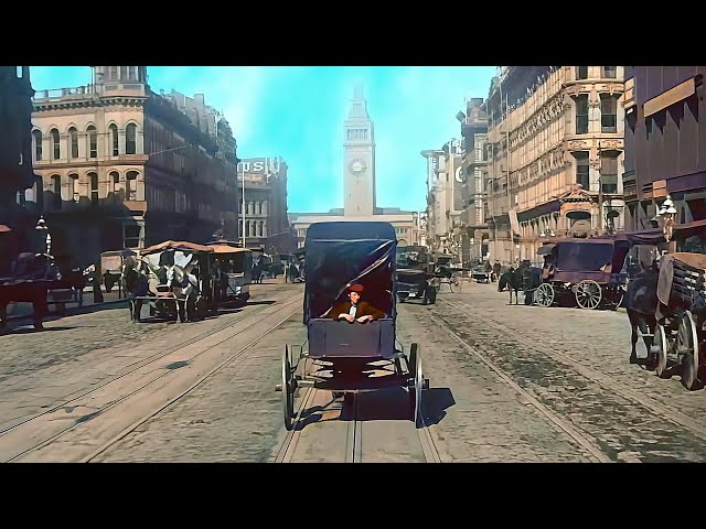 San Francisco 1906 (New Version) in Color [VFX,60fps, Remastered] w/sound design added