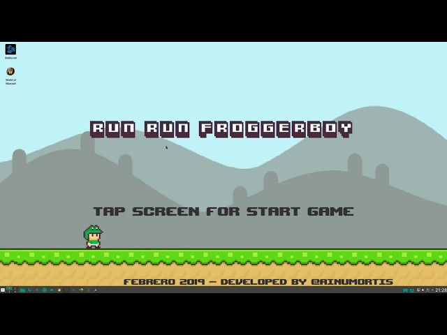 Run Run Froggerboy Beta 4 - un juego indie creado por Ainumortis