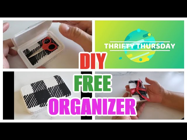 DIY FREE ORGANIZATION HACK | UPCYCLING DIY | DIY PILLBOX | DIY SEWING KIT | DIY POCKET ORGNIZER