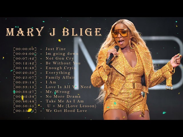 Mary J  Blige 2023 ~ Mary J  Blige Mix ~ Best Songs Of Mary J  Blige