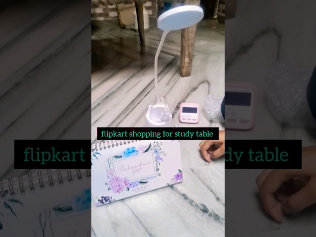 Flipkart haul 🤑🙀 #shorts #viral #trending #youtube #studytable #minivlogs#shoppinghaul#lamp  #watch