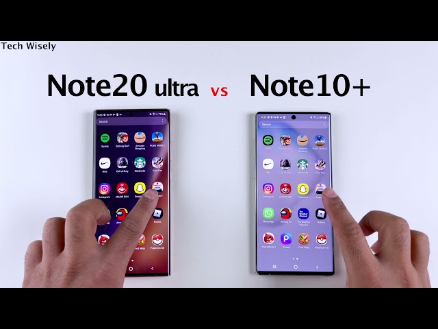 SAMSUNG Note 10 Plus vs Note 20 Ultra 5G | SPEED TEST