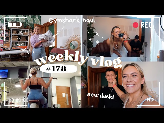 WEEKLY VLOG #178 | FINDING MY GROOVE, GYMSHARK HAUL & QUALITY TIME!  EmmasRectangle