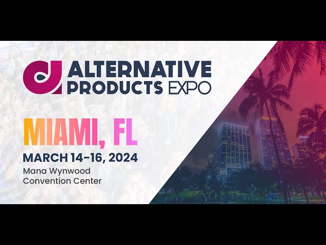 360 degree video walk through of Alternative Products Expo - Miami 2024