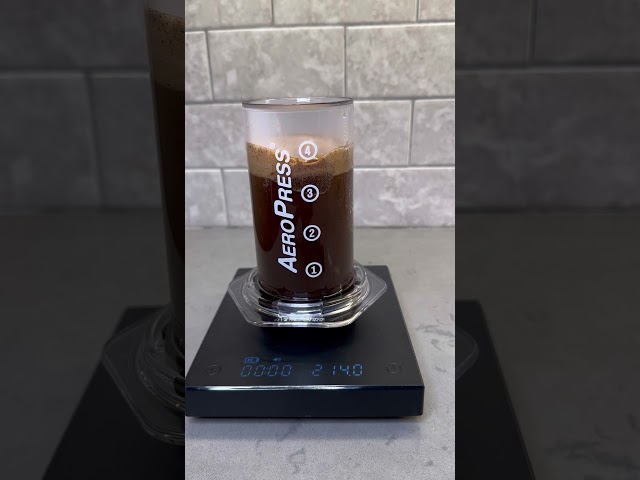The Best Clear Aeropress Recipe #coffee