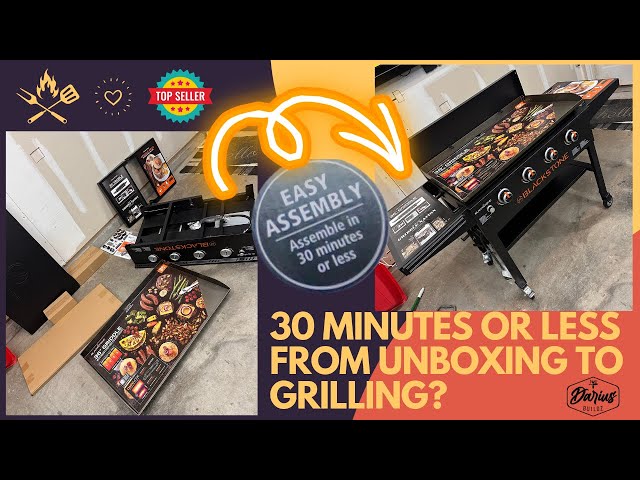 Blackstone 36" Griddle Flat Top Grill | Assemble in 30 Minutes or Less?