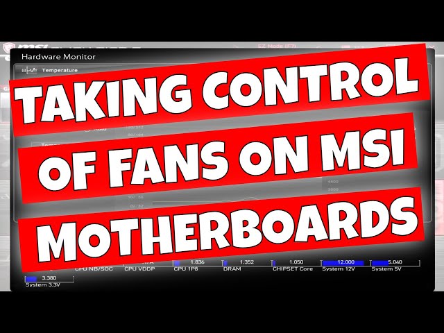 How To Control Case & CPU Fans On MSI Motherboards UPDATED 2022