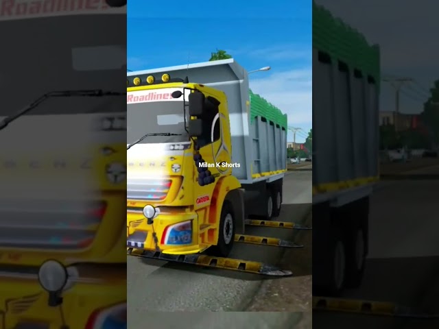 Lorry truck on speedbraker 😎😎 #shorts
