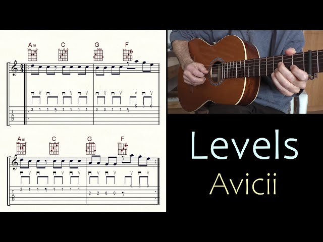 LEVELS | AVICII | Guitar Lesson | Sheet Music & TABs