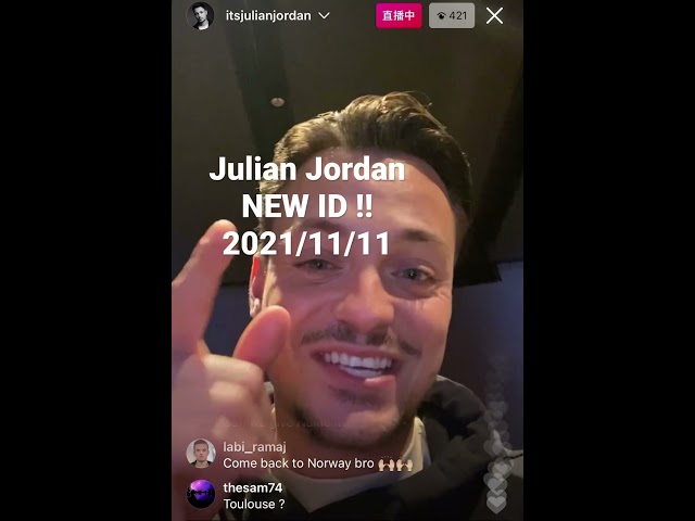 Julian Jordan new ID 2021/11/11