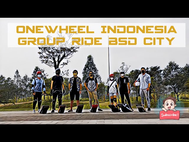 Onewheel Group Shred at BSD City Indonesia
