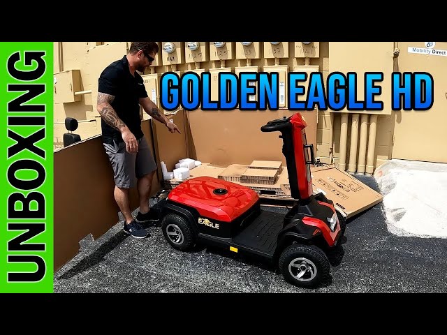 Golden Technologies 📦 Eagle HD (GR595) Mobility Scooter Unboxing Tutorial