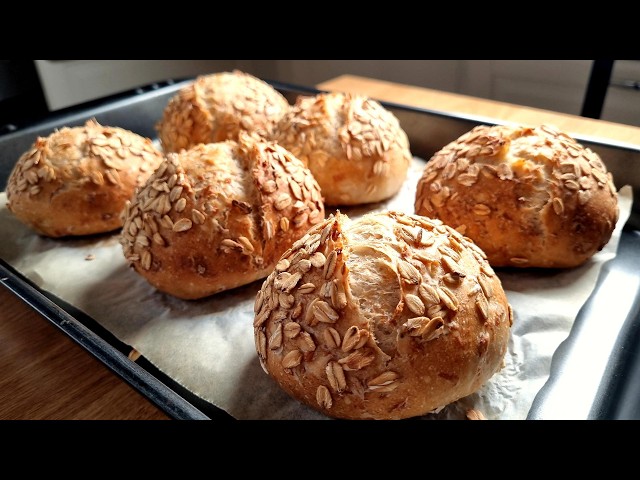 I don't buy bread anymore! The new perfect recipe for quick bread with oats