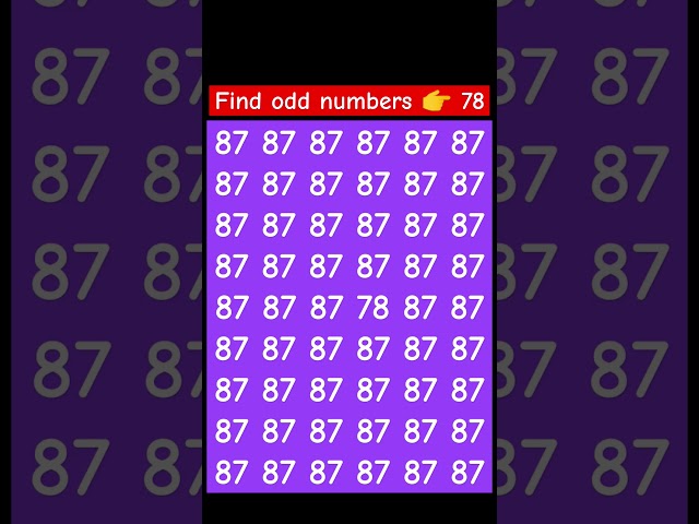 find odd numbers #maths #brainteaser #puzzle #brainteasing #smartphone #brainchallenge #games