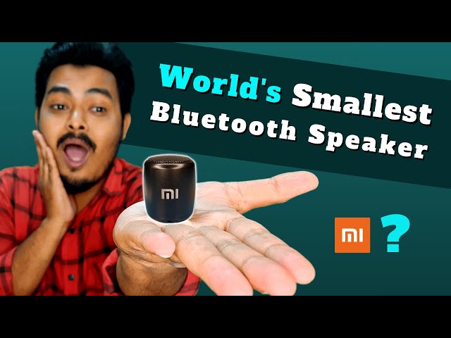 Smallest Bluetooth Speaker in The World | Unboxing & Review