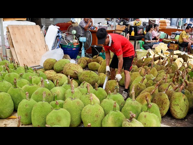 Must Try! Best Tropical Fruit Jackfruit - Fruit Cutting Skills