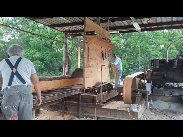 American sawmill in action
