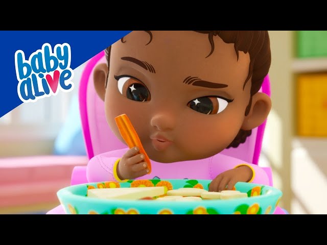 👶🏼 Baby Alive Türkçe 🥕 Evet, Evet, Sebzeler ❤️👶🏾 BÖLÜM 6 👶🏻 Çocuklar İçin Çizgi Filmler 💕