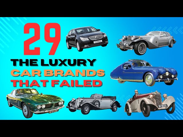 The luxury car brands that failed | Luxury car brands' shocking failures