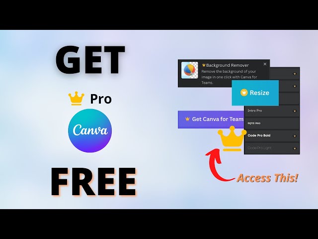 How To Get Canva Pro For FREE - Students (100% Working)