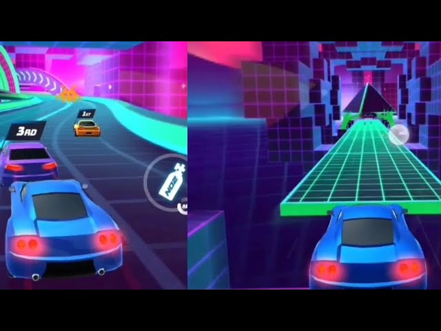 Playing racing game on a racing set up |  car race gameplay 2024